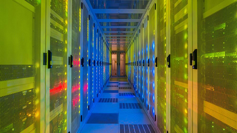 Data center server room