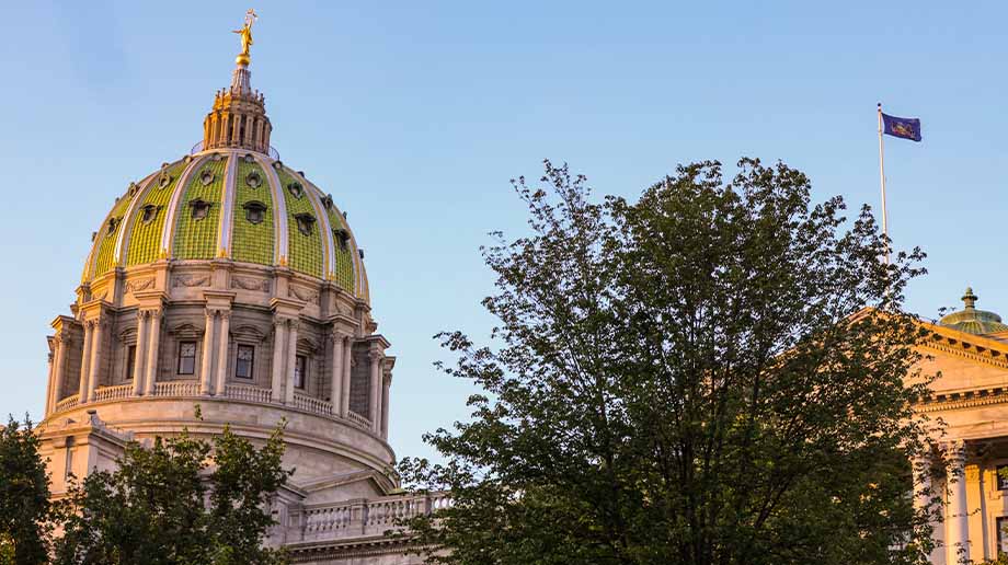 Pennsylvania state capitol building