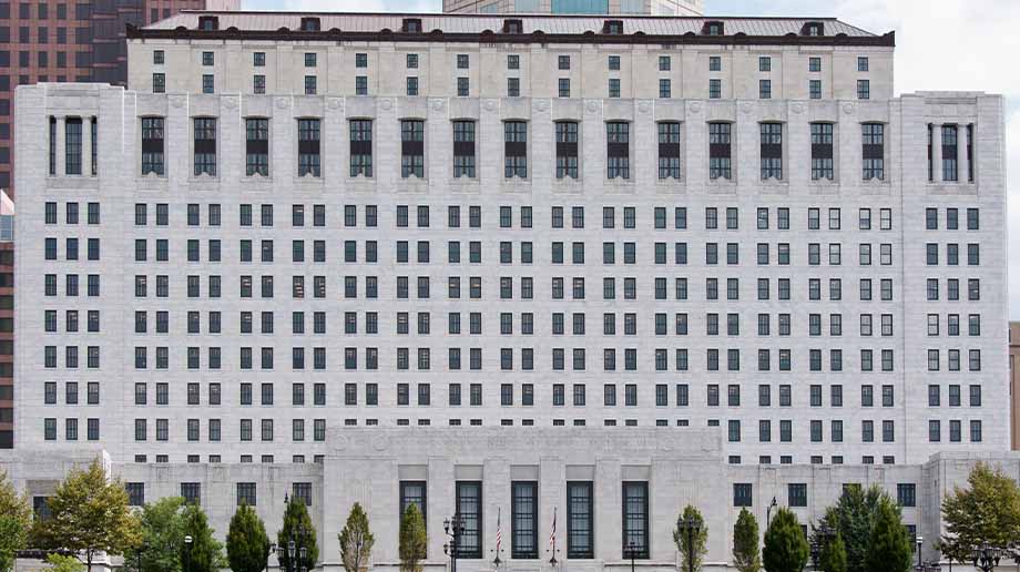 Exterior of The Supreme Court of Ohio