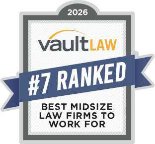 VaultLaw – #7 Ranked Best Midsize Law Firms to Work For - 2026