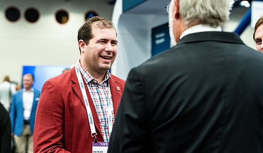 Oliva Gibbs team member networking at the NAPE summit