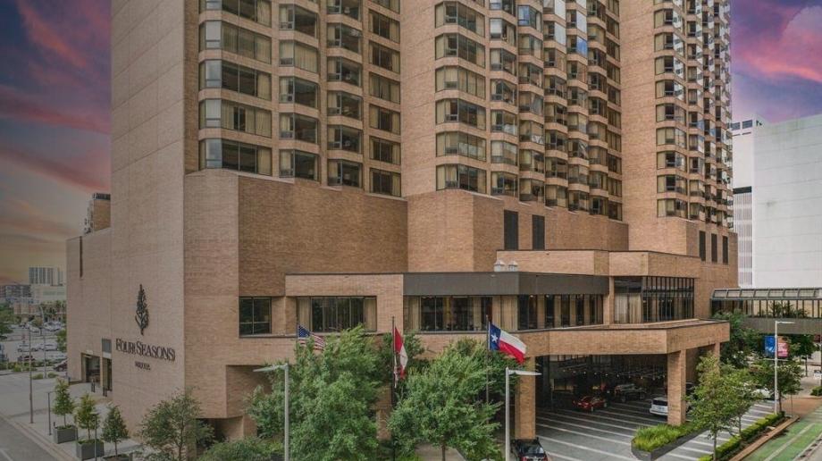Exterior view of the Four Seasons Hotel in Houston
