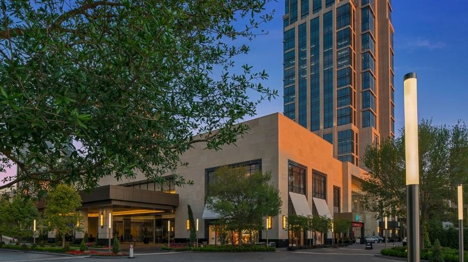 Exterior view of the Post Oak Hotel in Houston