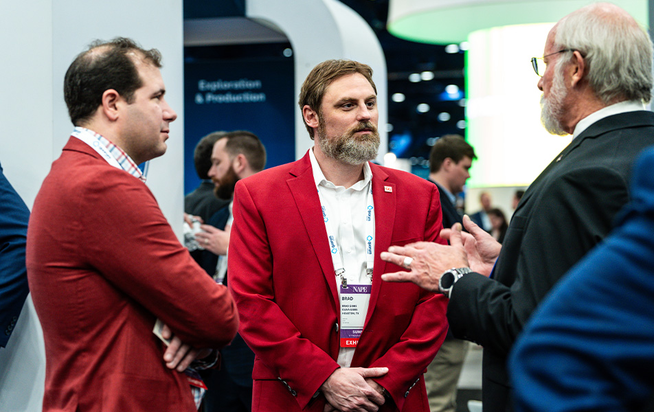 Oliva Gibbs team members networking at NAPE Summit